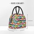 thumbnail image 2 of Rateoe Lantern Koi Fish Pattern Lunch Bag Women, Lunch Box, Lunch Bag, Small Leakproof Lunch Tote Large Capacity Reusable Insulated Cooler Lunch Container, 2 of 6