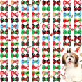 thumbnail image 1 of Pack de 100 lazos navideños para perros Dog Bows Tondiamo, 1 of 6