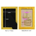 thumbnail image 4 of Antique Ship Plan IV -Framed Print w/glass-Sunflower Yellow, 4 of 8