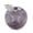 Amethyst Purple, variant on Natural Red Striped Jasper Crystal Apple Statue Ornament Healing Stone Paperweight Desk Decor, 5.12x2.36 Inches / 13x6 Cm