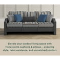 thumbnail image 3 of Stripe Stone Beige Deep Seating Cushion Set, 3 of 8