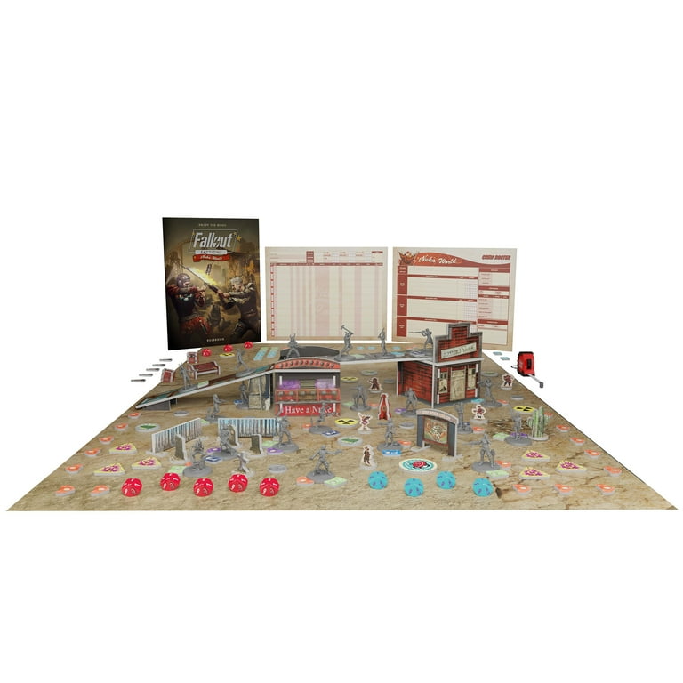 Modiphius Entertainment: Fallout: Factions - Battle for Nuka-World Starter Set - Tabletop Miniatures Skirmish Game, Licensed War Game, 20 Miniatures Modiphius Entertainment: Fallout: Factions - Battle for Nuka-World Starter Set - Tabletop Miniatures Skirmish Game, Licensed War Game, 20 Miniatures