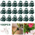 thumbnail image 2 of 20PCS/100PCS Phalaenopsis Orchid Flower Clips | Plastic Plant Support Clips for Vines & Branches | Horticulture Gardening Fixing Clamps (20 or 100 Count), 2 of 7