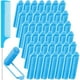 thumbnail image 1 of wonima02 43 Pcs Foam Sponge Hair Rollers Women 0.59 Inch Soft Sleeping Curlers Flexible Sponge Curler Tool and Rat Tail Comb for Hair Styling Hairdressing Overnight Curl and Volume(Dark Blue), 1 of 1
