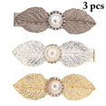 thumbnail image 2 of Coofit 3PCS Filles Épingles à Cheveux Nouveauté Mode Fausse Perle Cheveux Barrette Pinces à Cheveux Épingles, 2 of 10