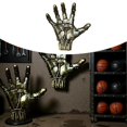 thumbnail image 4 of Colaxi Support de Basket-Ball en Forme de Main Support de Basket-Ball Présentoir en Résine Rangement Décor Artistique pour Amateurs de Sport Gain de Place Soccer Rétro Or, 4 of 6