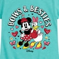 thumbnail image 3 of Disney - Bows And Besties - Toddler & Youth Girls Short Sleeve Graphic T-Shirt, 3 of 5