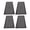 Black, variant on BOKYAN 4 Pack Magnetic Floor Vent Covers PVC Mesh Filter Screen for Wall Ceiling Floor Registers Catches Snacks Pet Hair White (4x12 inches / 10x31 cm)