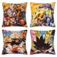 thumbnail image 1 of Dibujos animados Dragon Ball Z(8) Juego de 4 fundas de cojín cuadradas para sofá, sala de estar y cama (50,8 x 50,8 cm), con cremallera invisible, regalo decorativo., 1 of 5