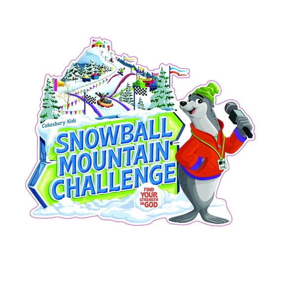 Vbs 2026 Snowball Mountain Challenge Iron-On Transfers (Pkg of 12): Find Your Strength in God, (Hardcover)