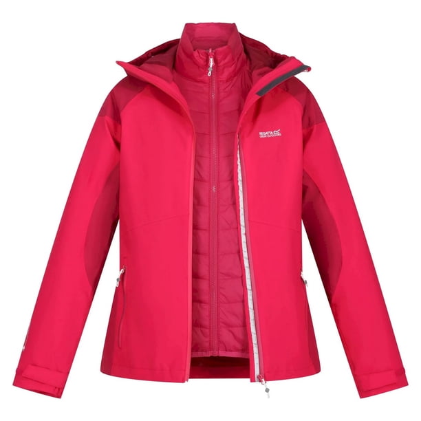 Regatta - Chaqueta Impermeable Wentwood VII 2 en 1 para Mujer (Poción Rosa, Rosa Baya) Regatta UTRG8279_pinkpotionberrypink
