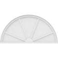 thumbnail image 3 of Ekena Millwork 48"W x 24"H x 2"P Half Round 4 Spoke Architectural Grade PVC Pediment, 3 of 7