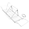 thumbnail image 1 of Miangastore Stainless Bathtub Tray Over the Tub Racks Retractable Shower Organizer with Extending Sides for Holding Wine and Towels, 1 of 9