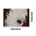 thumbnail image 3 of Mom's Best 4 manteles individuales de tela de araña para mesa de comedor, resistentes al calor y antideslizantes., 3 of 6