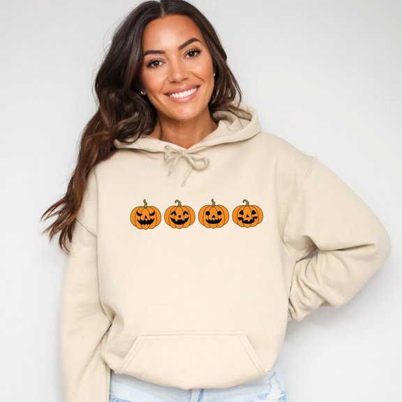 Four Pumpkins - Women's Graphic Hoodie