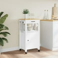 thumbnail image 3 of vidaXL Chariot de Cuisine Roulant sur Roues Salon Bois Massif Pin, 3 of 6