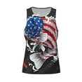 thumbnail image 3 of Haiem Largemouth Bass Fish in USA Men Workout Tank Top Gym Bodybuilding Sleeveless Muscle T Shirts Athletic Tank Breathable Workout Shirt-4X-Large, 3 of 8
