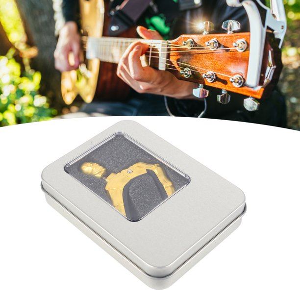 Cejilla de Guitarra Acústica con Forma de Calavera Cejilla de Guitarra de aleación de Zinc Cejilla Clásica de Guitarra de Calavera para Sus Amigos o Miembros de su Familia ANGGREK Otros