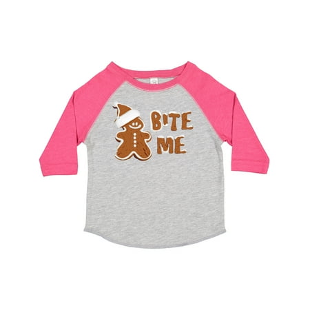 

Inktastic Bite Me Gingerbread Gift Toddler Boy or Toddler Girl T-Shirt