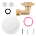 thumbnail image 1 of NIYANGLE 1Set Rv Water Inlet Connector for Filter Debris in White Brass, 1 of 7