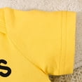 thumbnail image 6 of UngA Newborn Baby Boy Clothes Letter Printed Romper Shorts Summer Infant Outfits Camo Clothing Set with Hat (Yellow,12-18 Months), 6 of 7