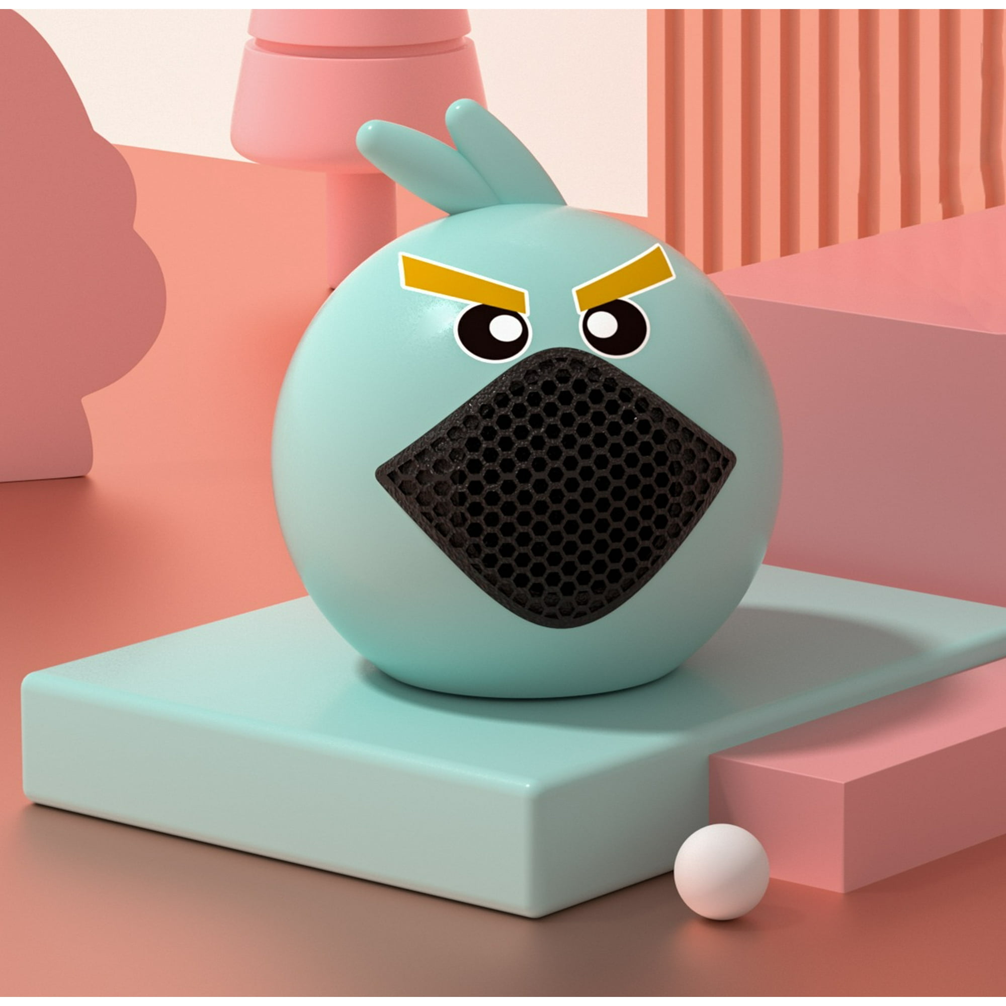 Portable Electric Space Heater with Thermostat, 220V Safe and Quiet Heater  Fan, Cartoon Bird Green | Walmart Canada