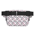 thumbnail image 3 of Honeii Poodle Dog Print Square Double Layer Waist Bag,Waist Belt Bag Fashion Fanny Women and Men,For Travel Running Hiking Walking, 3 of 9