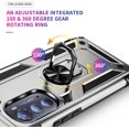 thumbnail image 5 of Grade Drop Impact for Moto Edge 2022 Case 360 Metal Rotating Ring Kickstand Holder  Heavy Duty Shockproof Case for Motorola Moto Edge 2022 Phone Case (Silver), 5 of 15
