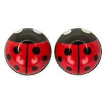 Trick Tops Valve Caps Lady Bug Red