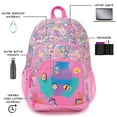 thumbnail image 4 of Sac à Dos Scolaire à Compartiments Multiples Jetstream avec poche pour ordinateur portable et Breloques, 4 of 11