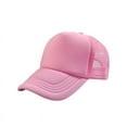 thumbnail image 3 of Unisex Plain Blank Mesh Baseball Hip-Hop Curved Visor Hat, 3 of 3