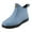 Blue, variant on snilers Short Rain Boots Men Slip On Lightweight Work Waterproof Boots Comfort Non Slip Rubber with PVC Unique Design Casual Outdoor Boots