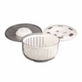 thumbnail image 1 of Lavadora secadora y escurridor de verduras, centrifugadora de ensaladas eléctrica de 500 RPM, lavadora de verduras giratoria con acabado de lujo, 1 of 12