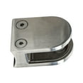 thumbnail image 2 of DOLITY Glass Clamp Fixing Clamp Glass Shelf Bracket for Staircase Bathroom Handrail Type B for 12mm, 2 of 9