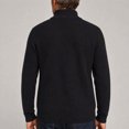thumbnail image 7 of Gamivast Mens Cardigan Sweater Full Zip Knit Casual Stand Collar Jacket Fall Winter Warm Outerwear Ribbed Knitwear Coat with Pockets, 7 of 7