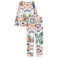 thumbnail image 6 of FOR U DESIGNS Flower Rooster Pajamas for Women Set Long Sleeve Nightwear for Women Set of 2 Size 2XL Ladies Pj Bottoms Lightweight Lounge Set with Pockets Jogger Sleepwear Set for Women, 6 of 6