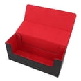 thumbnail image 1 of Card Storage Box, Holding 250 Cards Card Organizer Game Cards Storage Box Magnetic Closure Design Soft PU Leather Card Deck Holder Card for Trading Cards Tarot Cards, 1 of 7