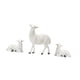 thumbnail image 4 of 3 piezas Estatuas de oveja en miniatura Resina Figura animal artesanía decoración de mesa decorativa para la sala de estar escritorio de, 4 of 9