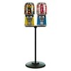 Gumball Machine with Stand - Yellow and Blue Vending Machines and Stand with Connecting Board - Cylinder Bubble Gum Machine for Kids - Candy Dispenser - Commercial Gumball Candy Bouncy Ball Machine