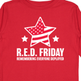 thumbnail image 4 of Inktastic Red Friday Remembering Everyone Deployed with Red American Flag Boys or Girls Long Sleeve Toddler T-Shirt, 4 of 5