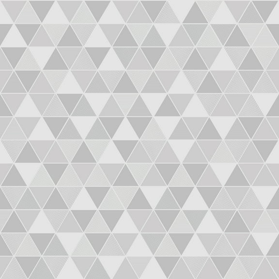 Engblad & Co Triangular Light Grey Geometric Wallpaper
