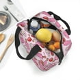 thumbnail image 5 of Yiaed Strawberry Popsicle Print Insulated Lunch Bag Reusable Cute Tote Lunch Box, Leakproof Cooler Lunch Bags for Work Office Travel School Picnic, 5 of 5