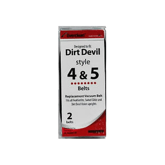 Royal Dirt Devil 4, 5, 10 & 19, Eureka Sanitaire Z Vacuum Cleaner Belts 4/5 USA [6 Belts]