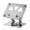 silver gray, variant on Carbon Steel Laptop Stand Featuring 360 Degree Rotation Ergonomic Support for Tablets and Notebook Fast Installation