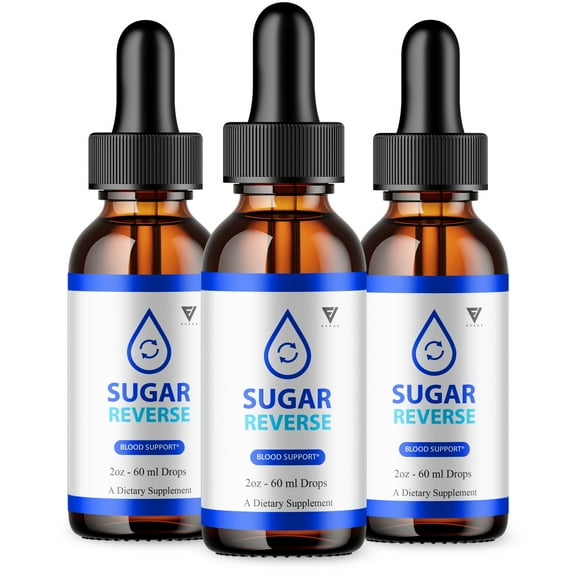 (3 Pack) Sugar Reverse Drops SugarReverse Glycogen Support Supplement (6oz)