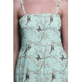thumbnail image 5 of Bimba Blossom & Goldfinch Bird Print Women Smocked Bodice Beach Sun Dress-XXX-Large, 5 of 7