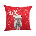thumbnail image 1 of Lisbinx 1 Piece Set Christmas Linen Decorative Pillow Cover Sofa Patio Cover for Home, 1 of 1