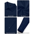 thumbnail image 4 of Vividaire Button Down Shirts for Women Cotton Long Sleeve Dress Shirt Classic Fit Work Business Casual Blouses, 4 of 8