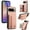 Pink, variant on for Google Pixel 9a Wallet Case, Denim Texture PU Leather Back Cover with Zipper Card Slots, Kickstand Shock-Absorbent Protective Case Cover, Anti-Scratch Durable RFID Blocking, Pink