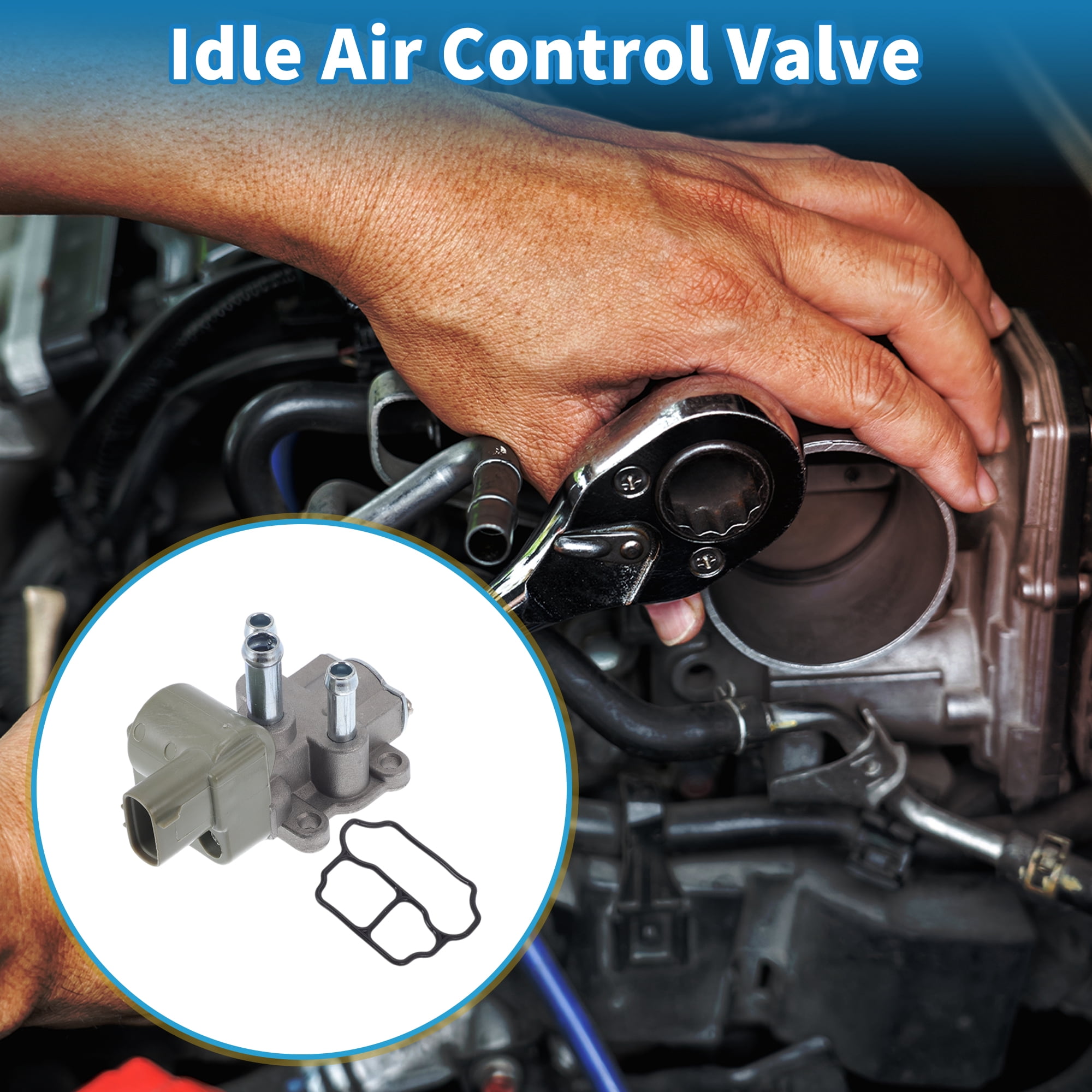 Unique Bargains Car Idle Air Control Valve for Toyota Camry 1996-1999 Replace No.2227074290 IACV Idle Motor Idle Air Control Valve for Stable Engine Operation